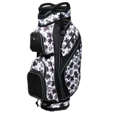 Ladies Cart Bag - Graphite Flower