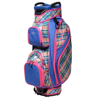 Ladies Cart Bag - Plaid Sorbet