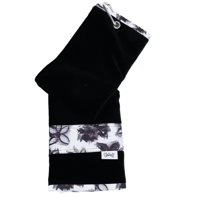 Sport Towel - Graphite Flower