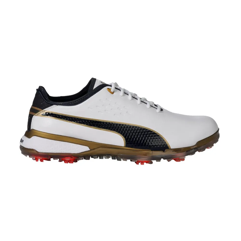 Men's PROAdapt Delta Players Limited Edition Spiked Golf Shoe - White/Navy/Gold