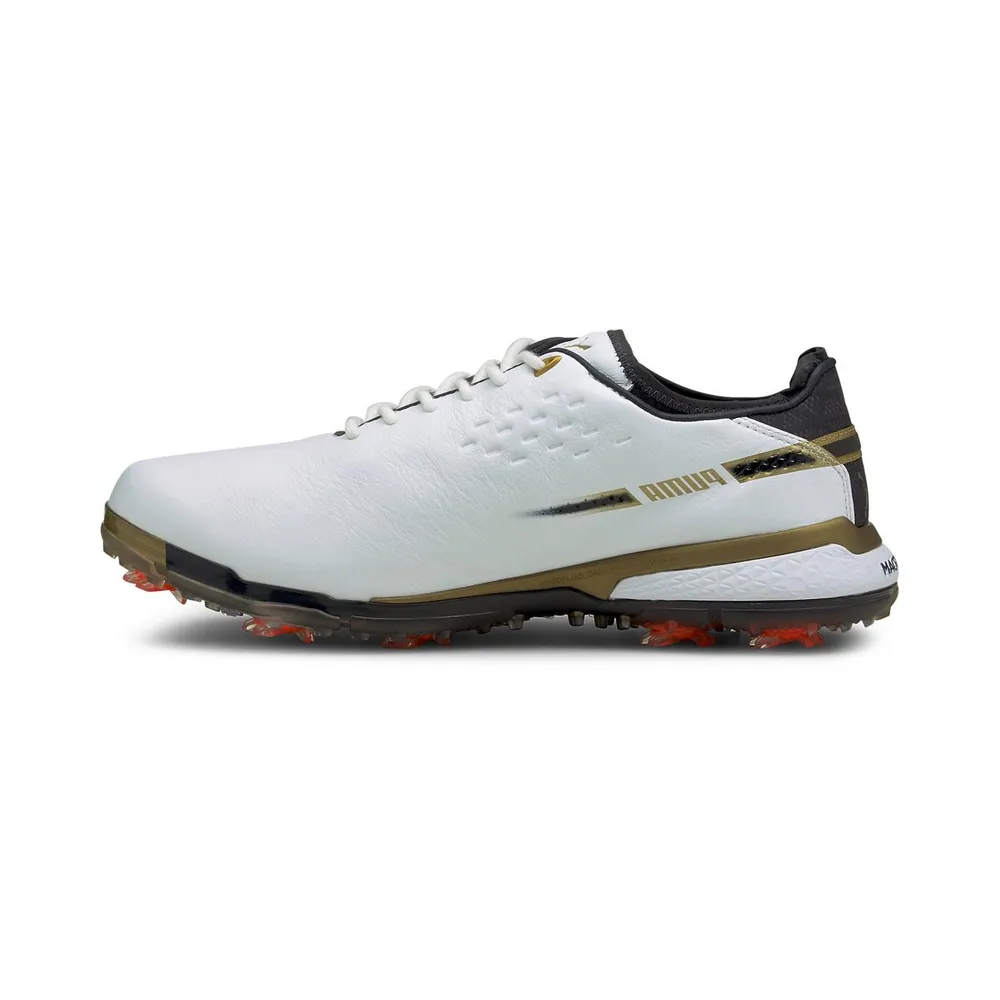 Men's PROAdapt Delta Players Limited Edition Spiked Golf Shoe - White/Navy/Gold