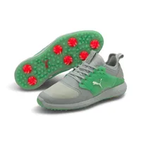 Men's Ignite PWRAdapt Caged Flash FM Limited Edition Spiked Golf Shoe - Grey/Light Green