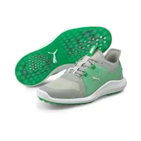 Men's Ignite Fasten 8 Flash FM Limited Edition Spikeless Golf Shoe - Grey/Light Green