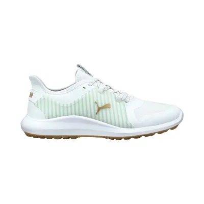 Men's Ignite Fasten 8 Seersucker Limited Edition Spikeless Golf Shoe - White/Light Blue