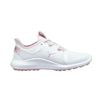 Women's Ignite Fasten 8 Spikeless Golf Shoe - White/Light Pink