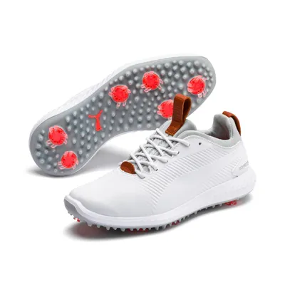 Junior Ignite PWRAdapt 2.0 Spiked Golf Shoe - White