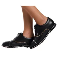 Women's Welt Stud Gallivanter Spikeless Golf Shoe - Black