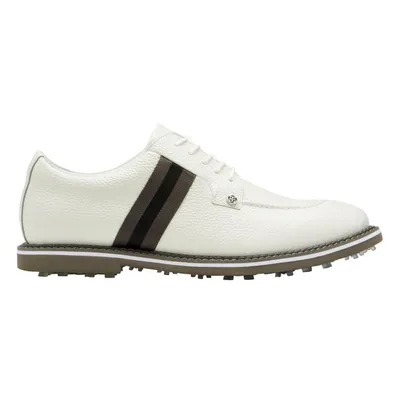 Men's Limited Edition Grosgrain Split Toe Gallivanter Spikeless Golf Shoe - White/Grey