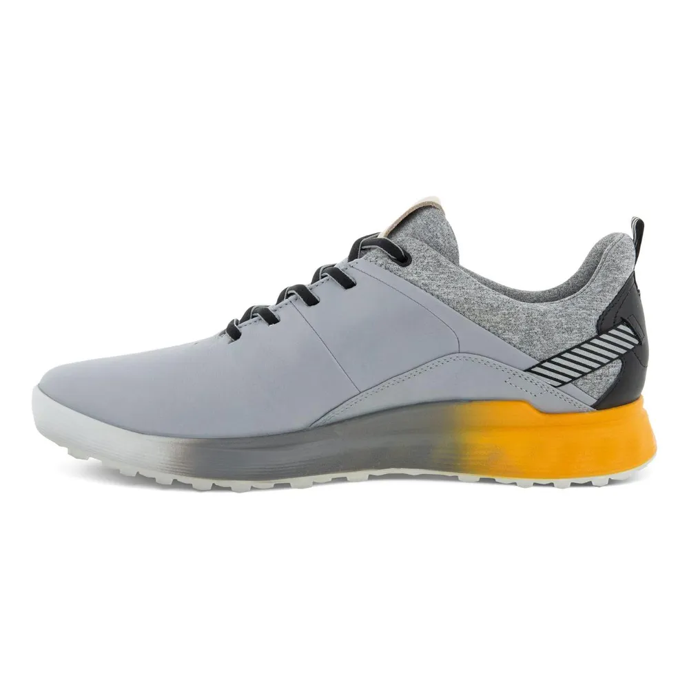 Men's Goretex S-Three Spikeless Golf Shoe - Grey/Multi