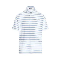 Men's Featherweight Simple Stripe Short Sleeve Polo