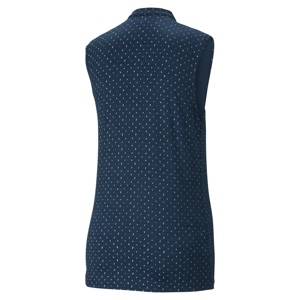 Women's Cloudspun Polka Dot Sleeveless Polo