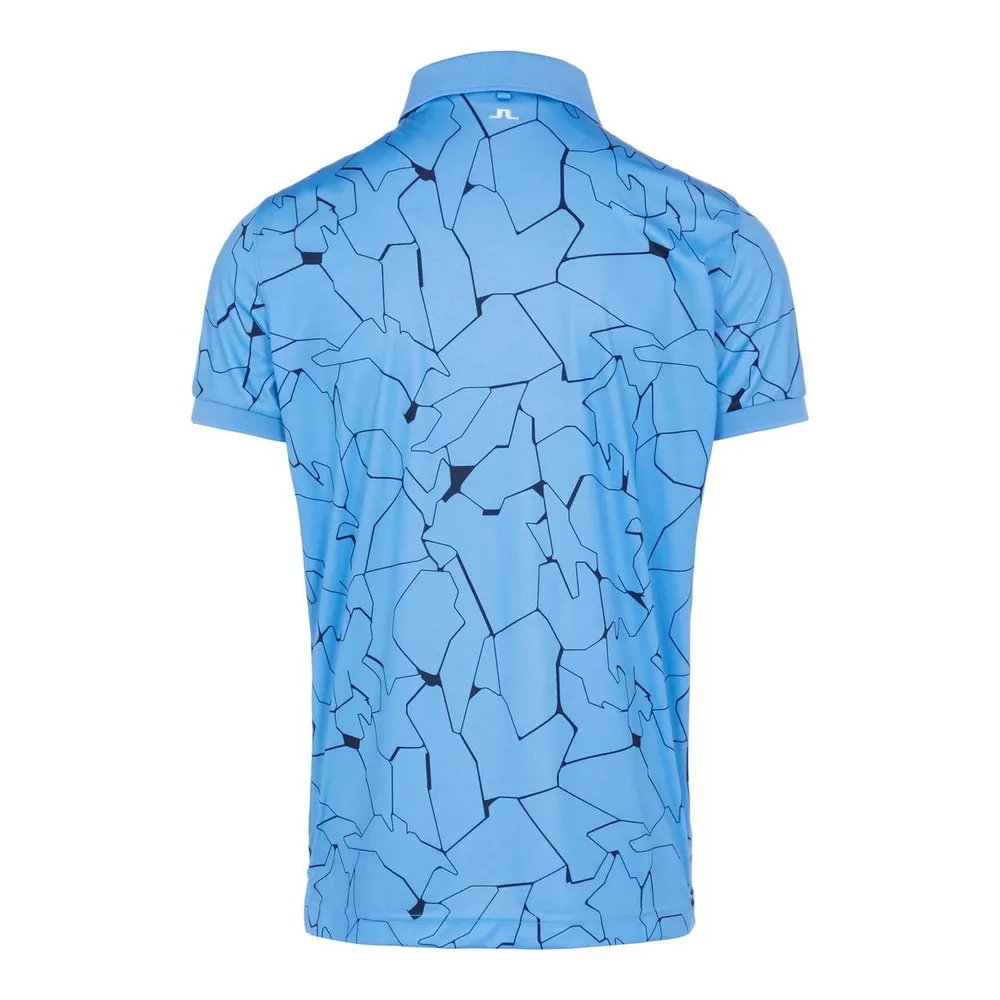 Men's Tour Tech Regular Fit Print Short Sleeve Polo