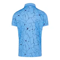 Men's Tour Tech Regular Fit Print Short Sleeve Polo