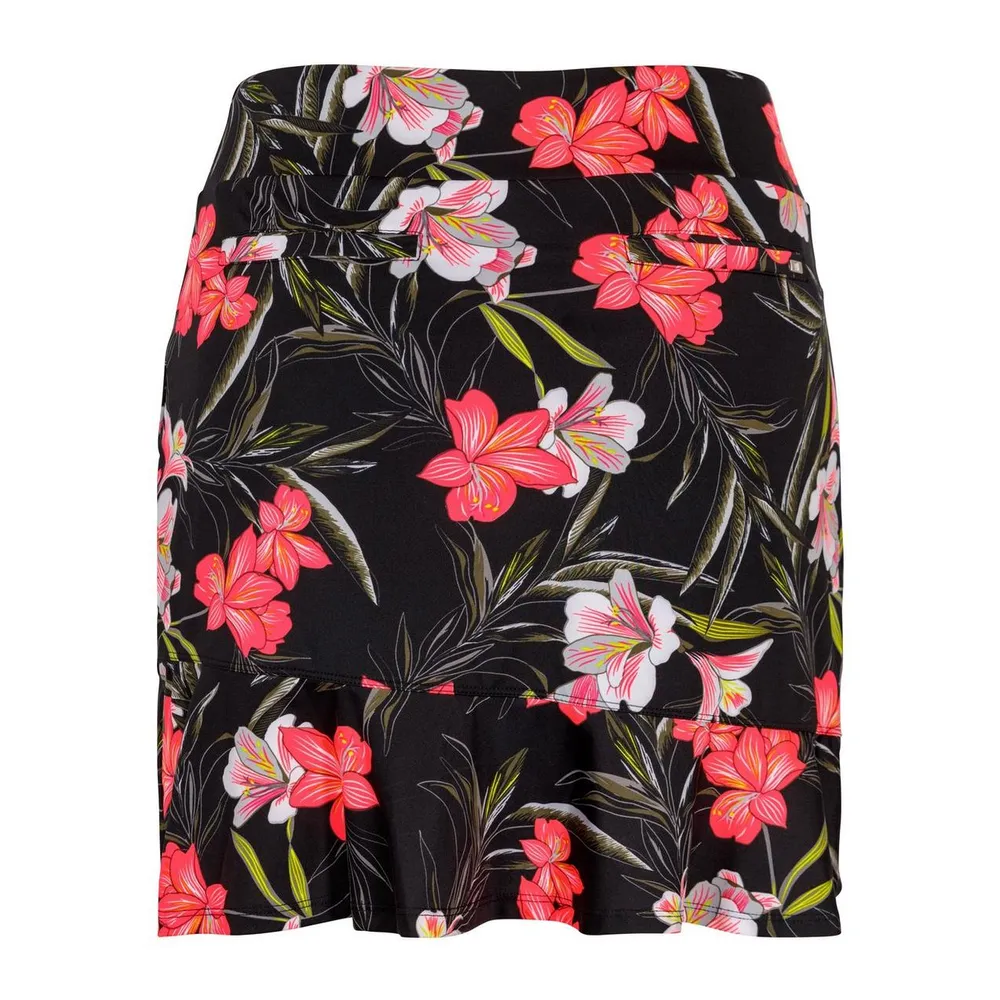 Women's Kiana Lirio Print Fit and Flare 18 Inch Skort