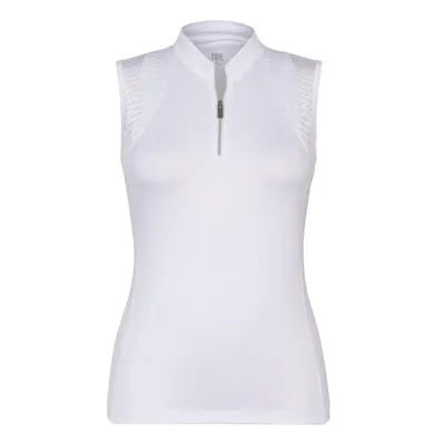 Women's Rachel V-Mock Zip Sleeveless Top