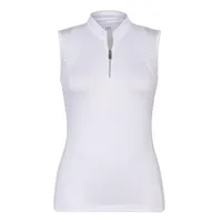 Women's Rachel V-Mock Zip Sleeveless Top