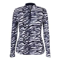 Women's Eli Zebra Print UPF 50+ Longsleeve Top