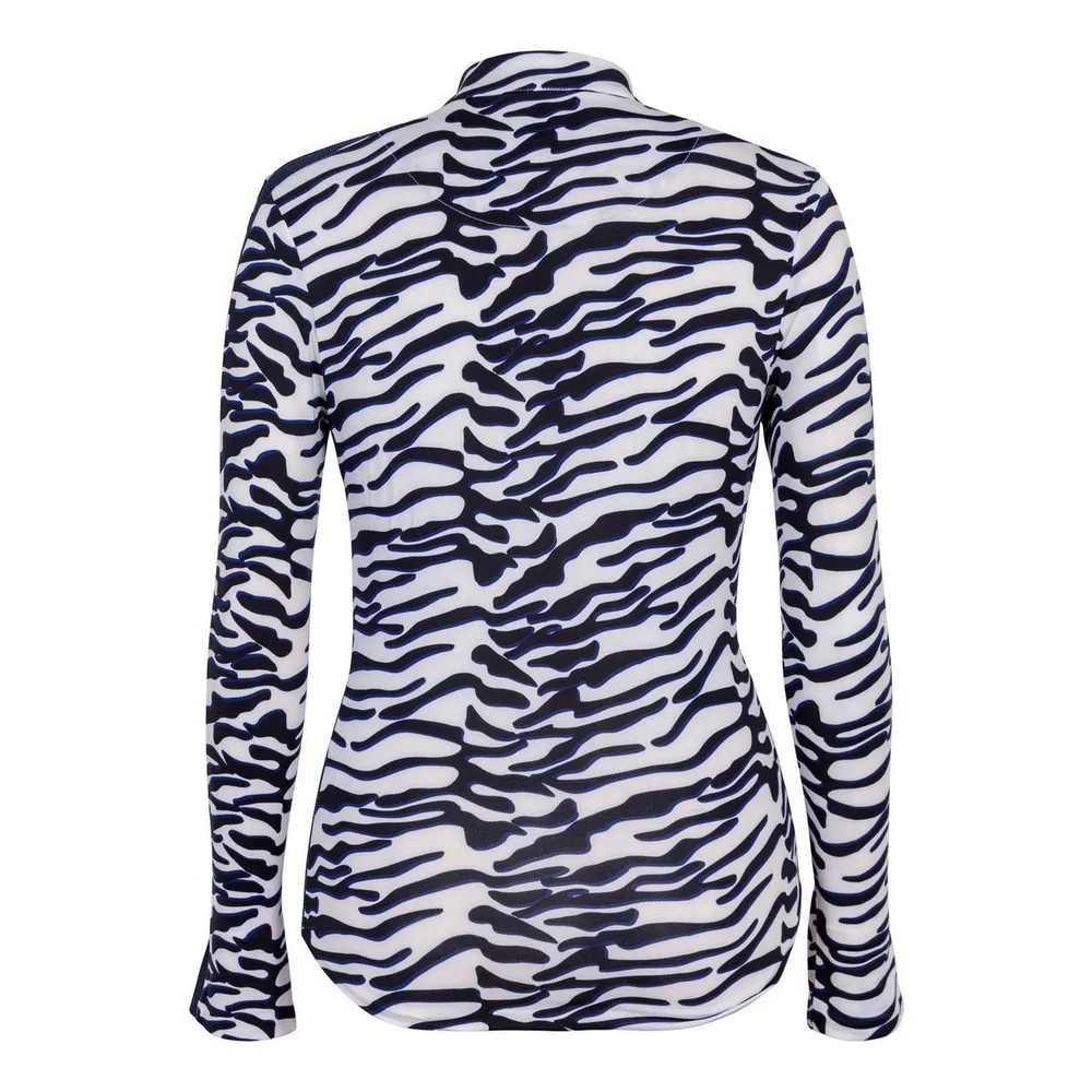 Women's Eli Zebra Print UPF 50+ Longsleeve Top