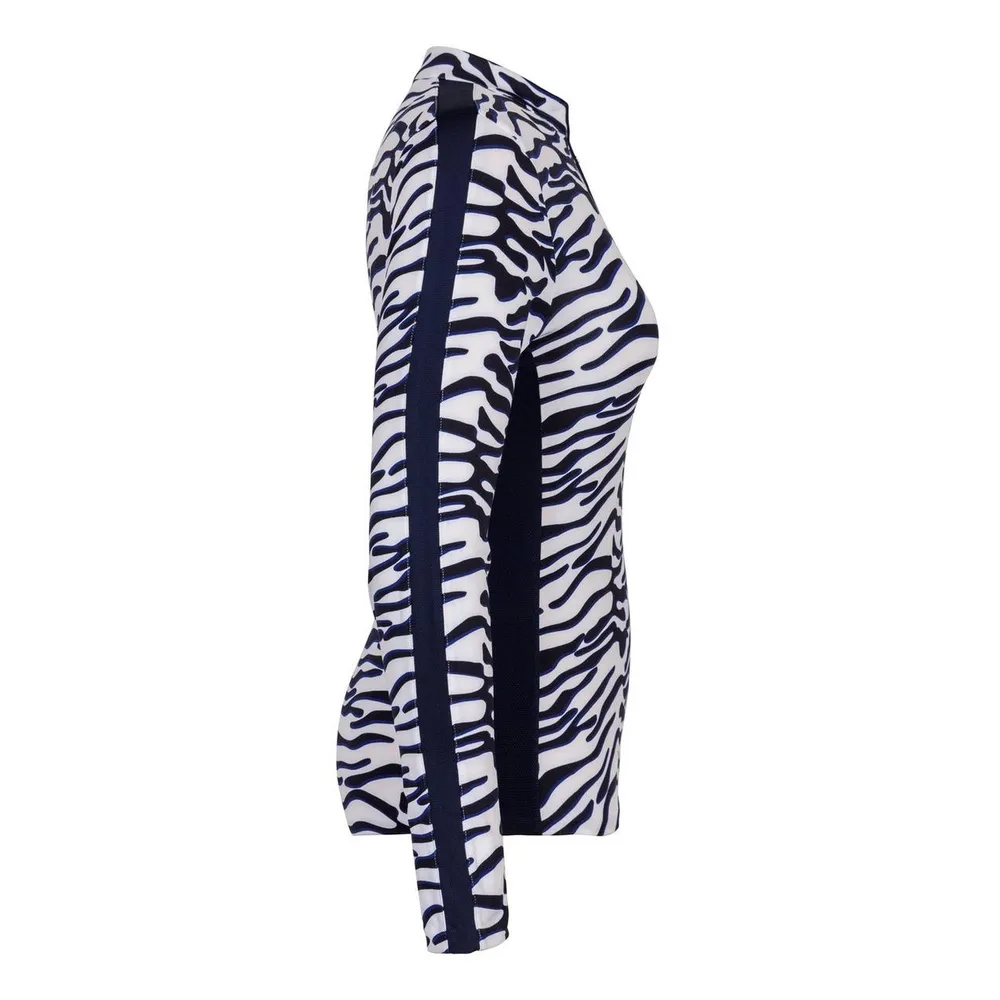 Women's Eli Zebra Print UPF 50+ Longsleeve Top