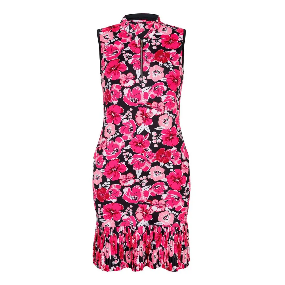 Women's Floweret Printed Sleeveless Dress