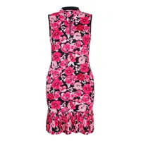 Women's Floweret Printed Sleeveless Dress