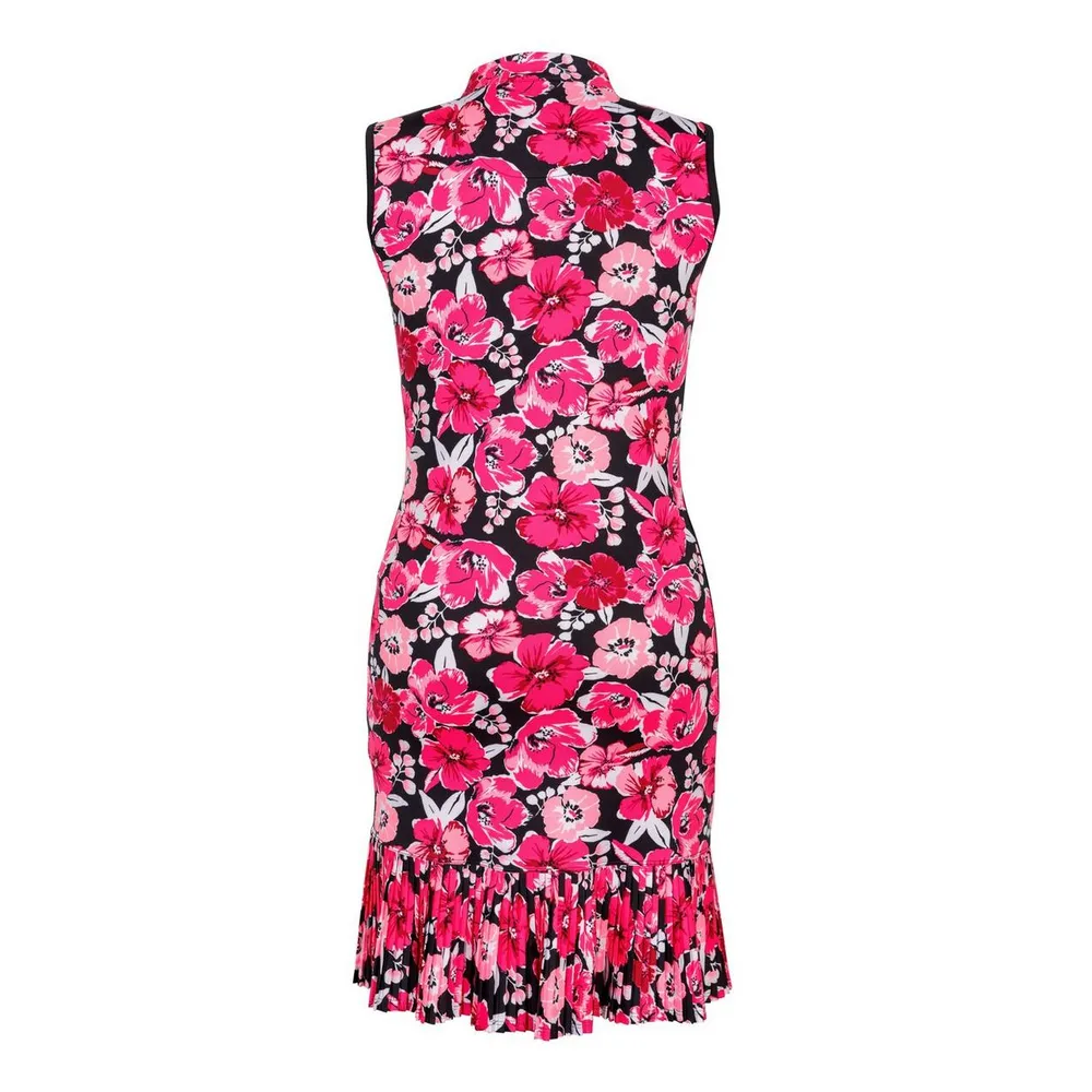 Women's Floweret Printed Sleeveless Dress