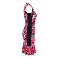 Women's Floweret Printed Sleeveless Dress