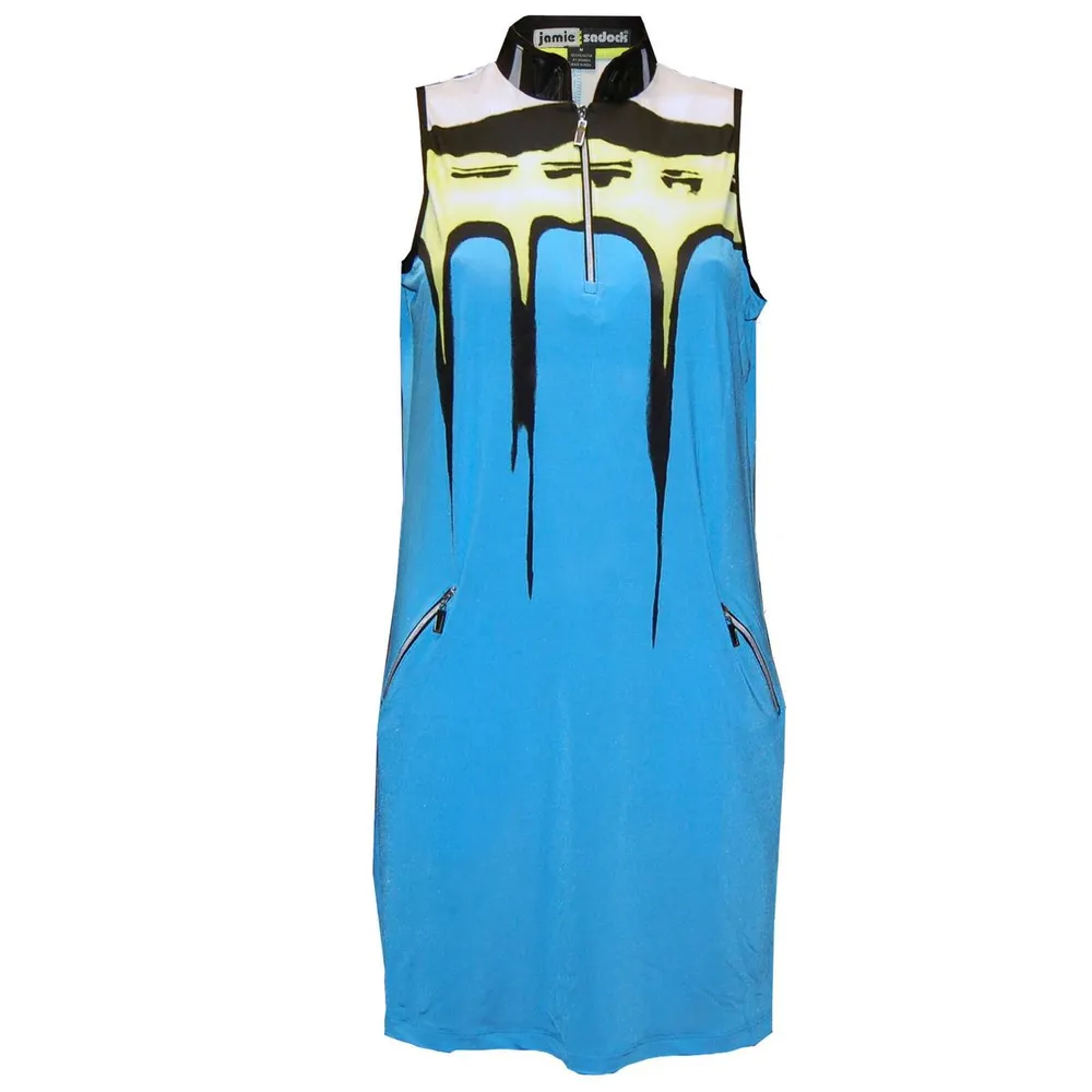 Women's Peak Print Sleeveless Dress