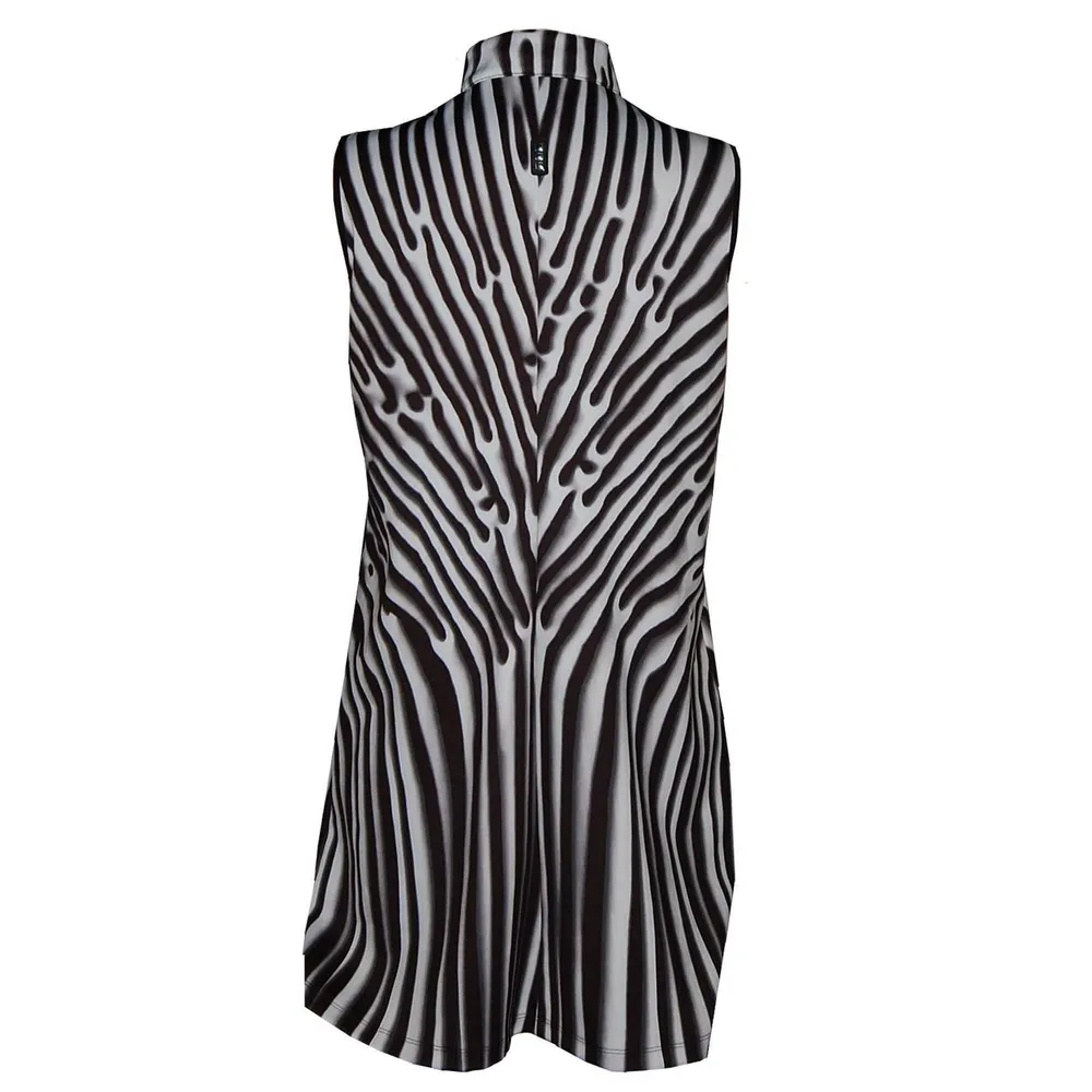 Women's Molten Print Sleeveless Dress