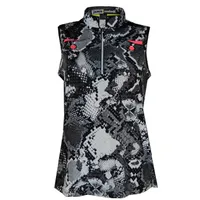 Women's Snake Print Sleeveless Top