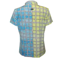 Women's Shibori Print Short Sleeve Top