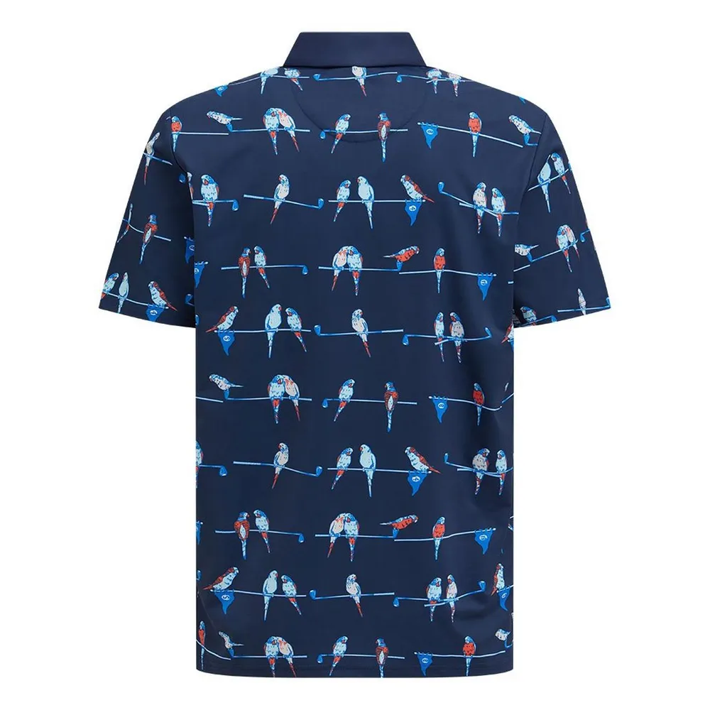 Men's Parrot's Club Short Sleeve Polo