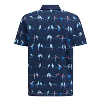 Men's Parrot's Club Short Sleeve Polo