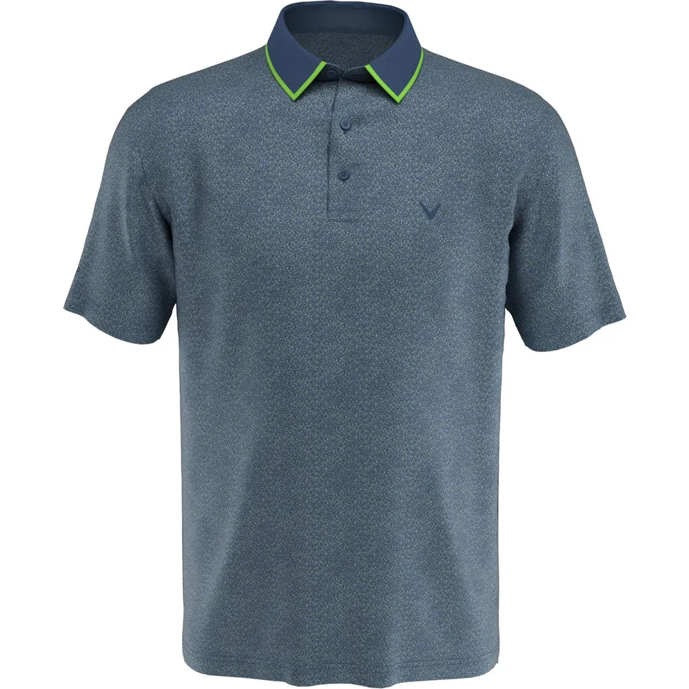 Men's All Over Printed Short Sleeve Polo