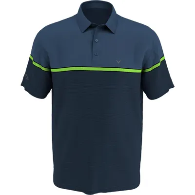 Men's Engineered Stripe Short Sleeve Polo