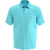 Men's All Over Gingham Printed Short Sleeve Polo