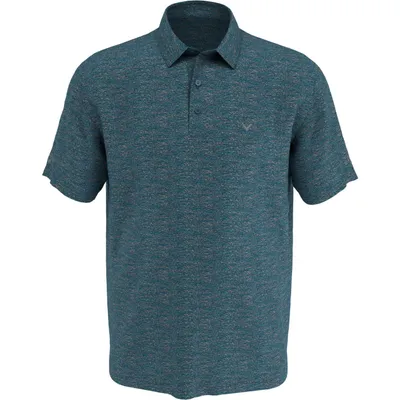 Men's Big & Tall All Over Printed Short Sleeve Polo