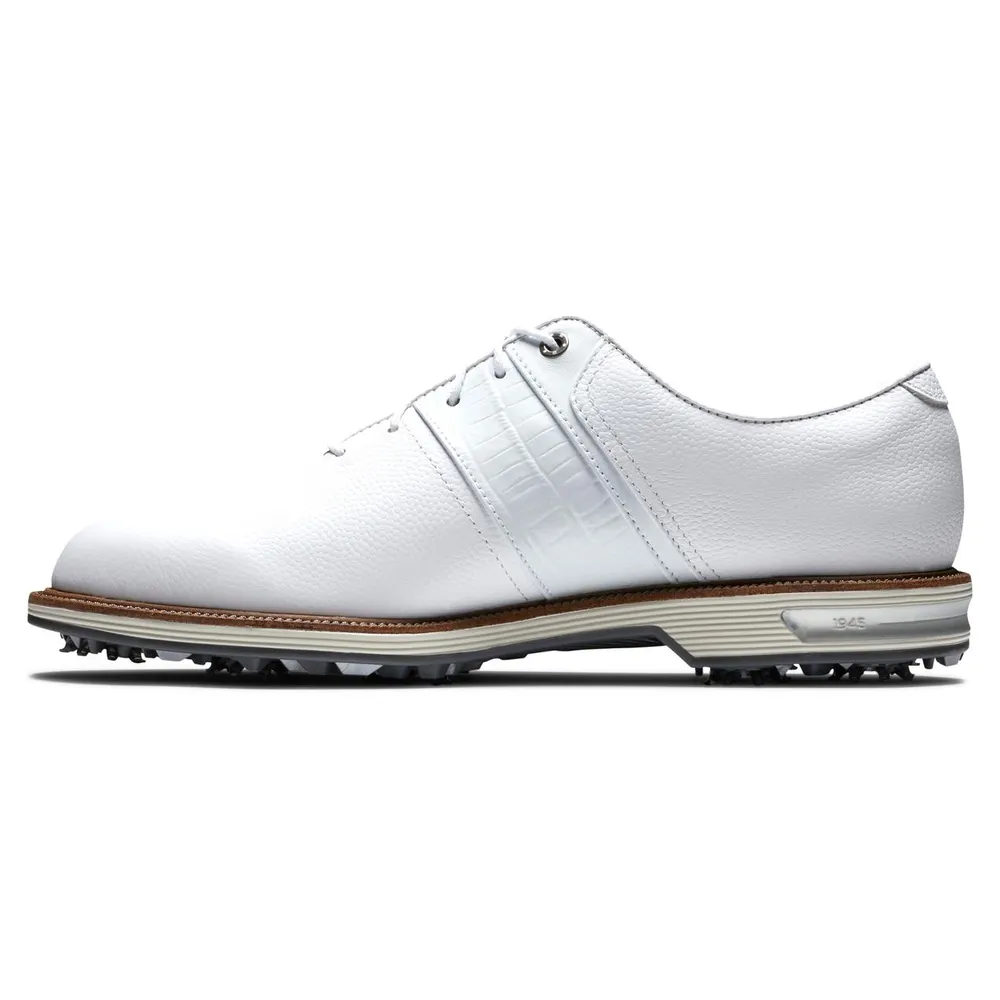 Men's DryJoys Premiere Packard Spiked Golf Shoe - White