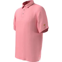 Men's All Over Classic Plaid Short Sleeve Polo