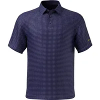 Men's All Over Geo Print Short Sleeve Polo