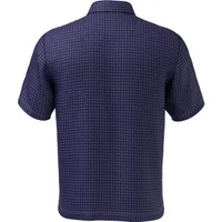 Men's All Over Geo Print Short Sleeve Polo