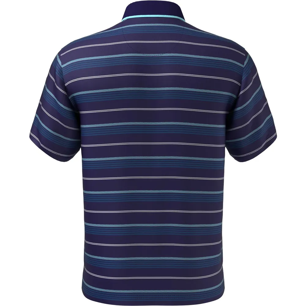 Men's All Over Birdseye Short Sleeve Polo