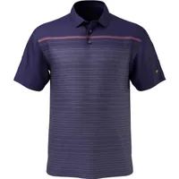 Men's Stripe Printed Short Sleeve Polo