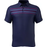 Men's Driver Chest Print Short Sleeve Polo