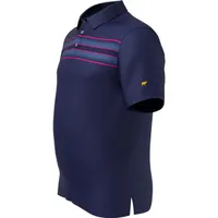 Men's Driver Chest Print Short Sleeve Polo