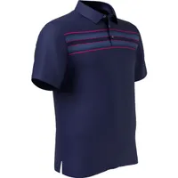 Men's Driver Chest Print Short Sleeve Polo