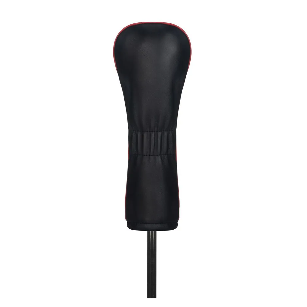 Jet Black Leather Fairway Headcover