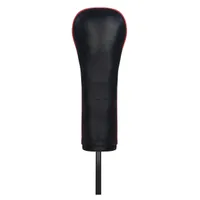 Jet Black Leather Hybrid Headcover