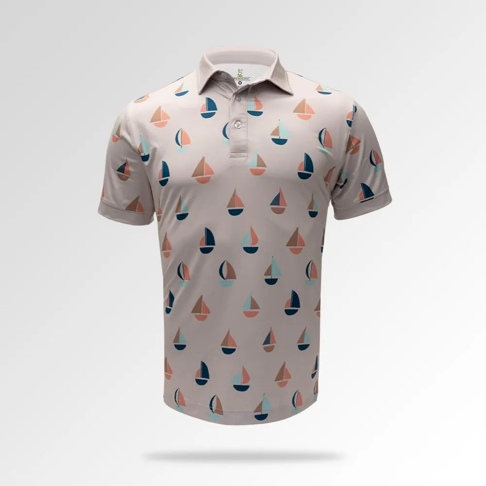 Men's Boats N' Short Sleeve Polo