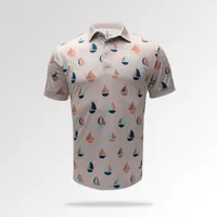 Men's Boats N' Short Sleeve Polo